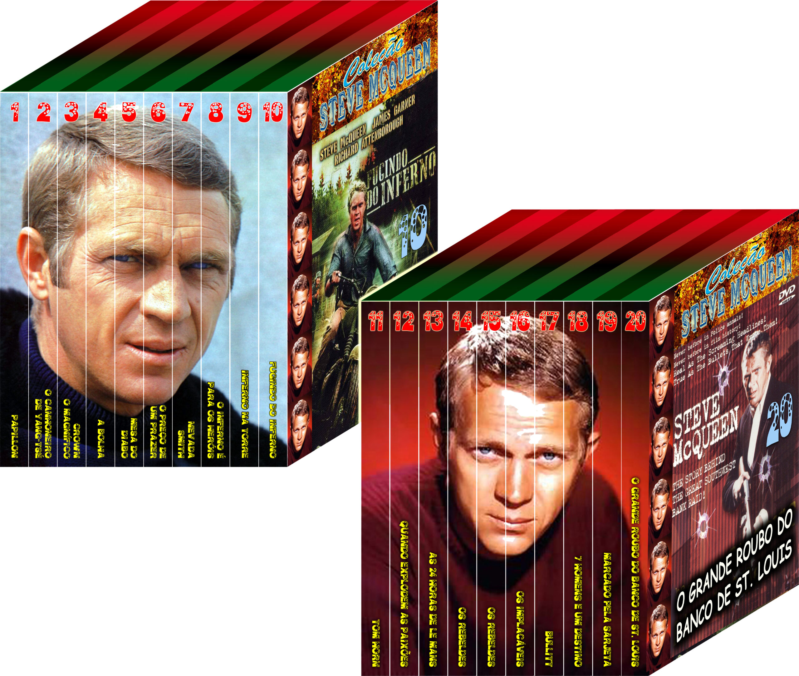Steve McQueen - Um Galã de Hollywood Lotes 1 e 2