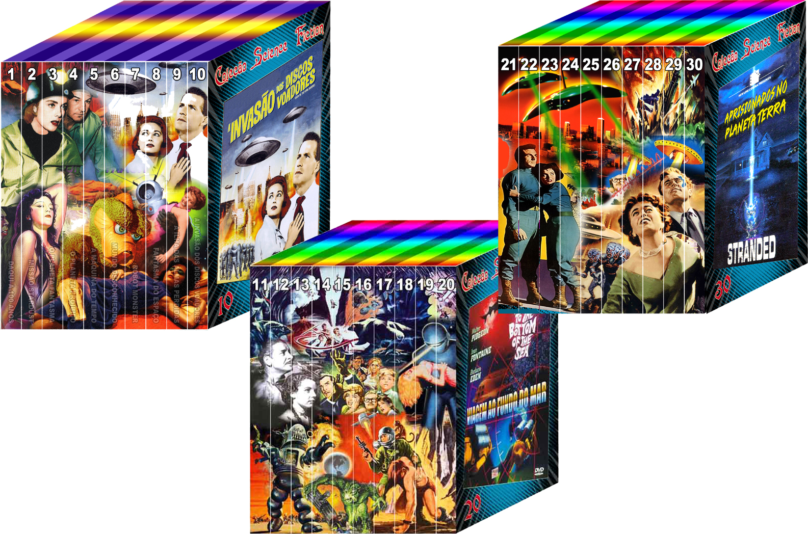 Coleção Science Fiction Antigas - Lotes 1, 2 e 3