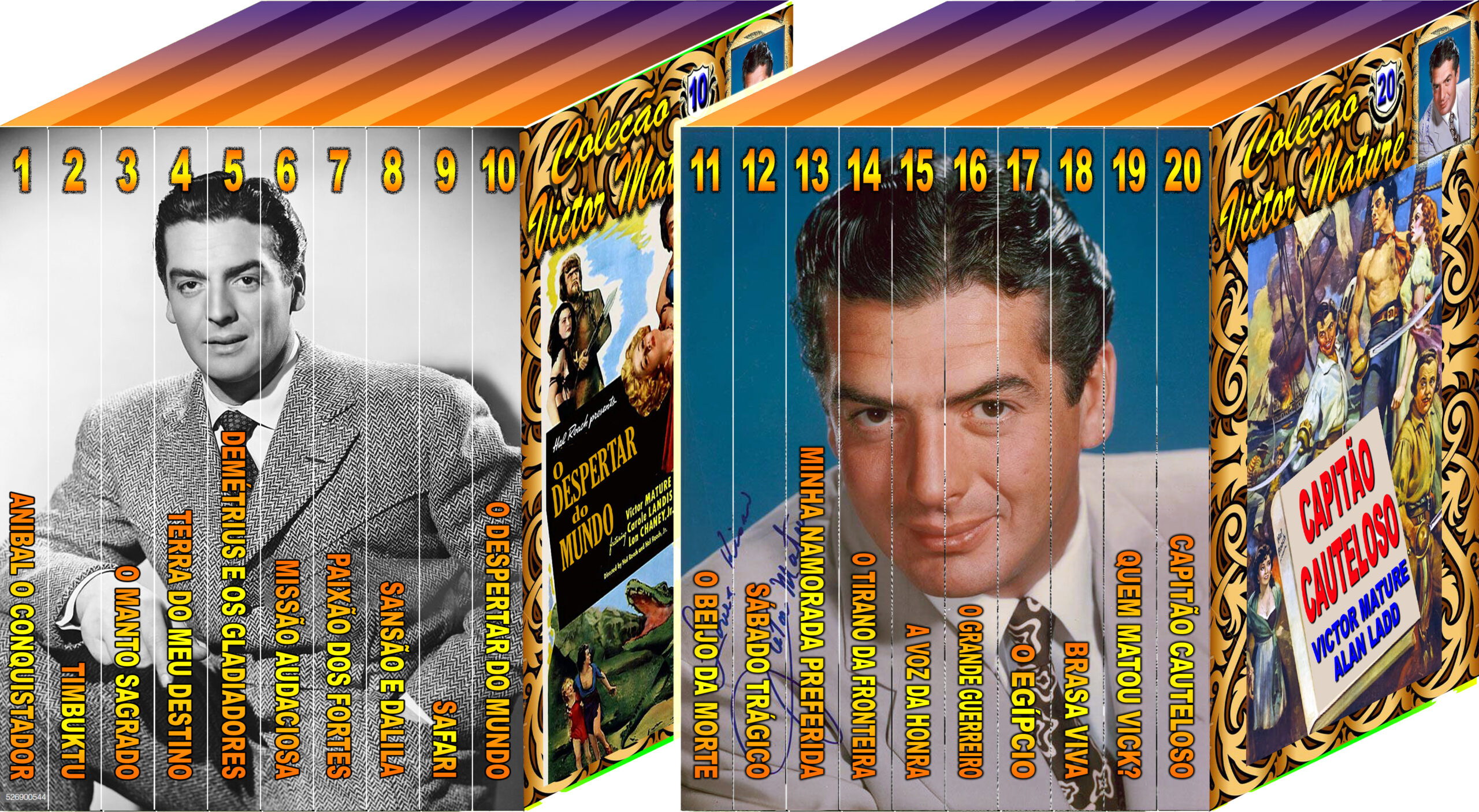 Coleção VICTOR MATURE Lotes 1 e 2