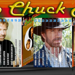 Coleção CHUCK NORRIS Lote 1, 2 e 3