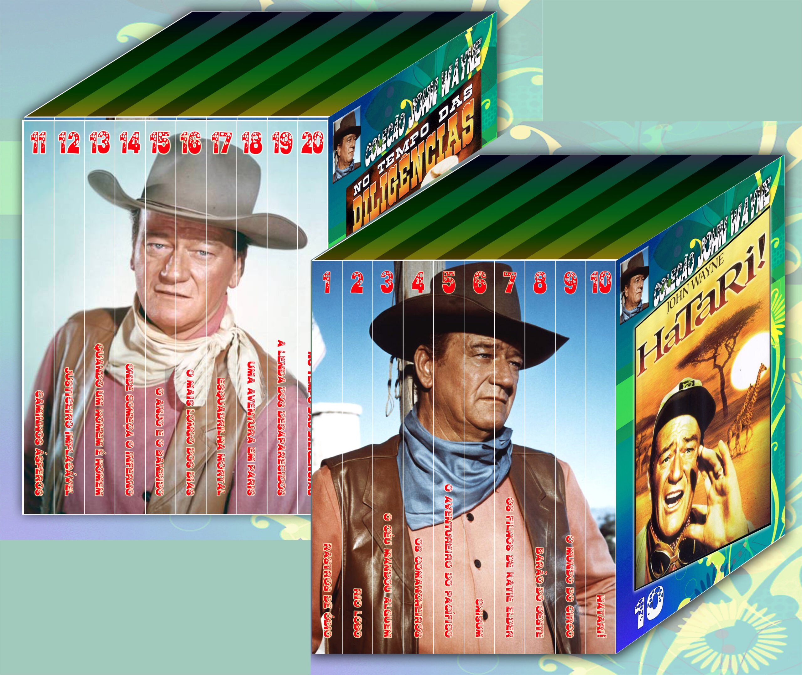 Coleção John Wayne Lote 1 e 2